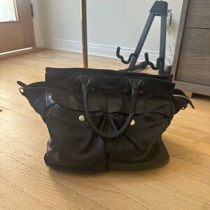 Rag & Bone Black Leather Satchel / Shoulder Bag